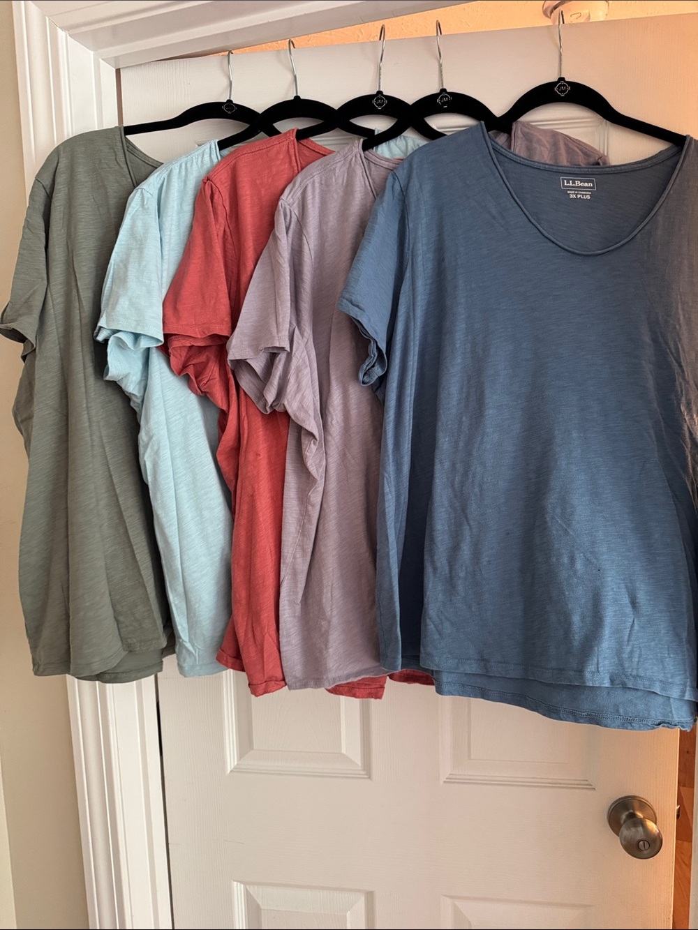 📌Lot: L.L. Bean Women's 3X Organic Cotton Tee, V-Neck Short-Sleeve